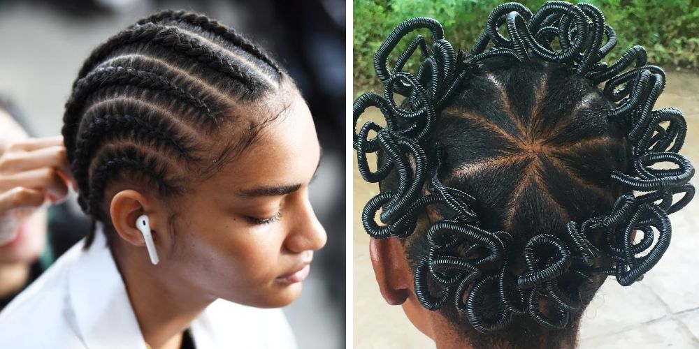 15 Photo's Of African Hair Threading Styles You Have To See [Gallery]   African hair braiding styles, Natural hair braids, African hairstyles
