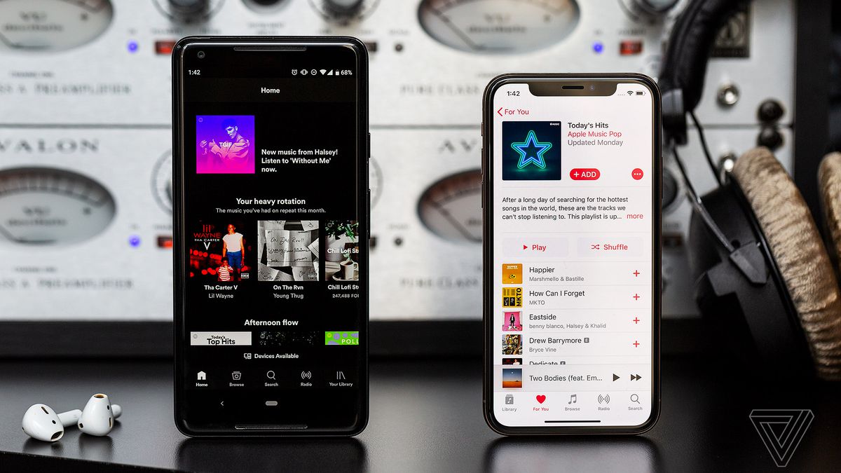 The two biggest giants of the streaming era - Spotify and Apple Music