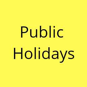 Public Holidays