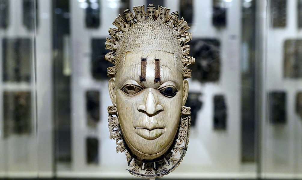 The Benin Queen Imasuen mask was the official emblem of FESTAC '77.