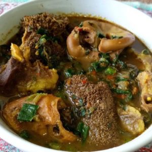 Assorted pepper soup