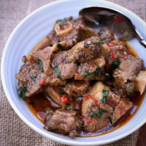 Oxtail pepper soup