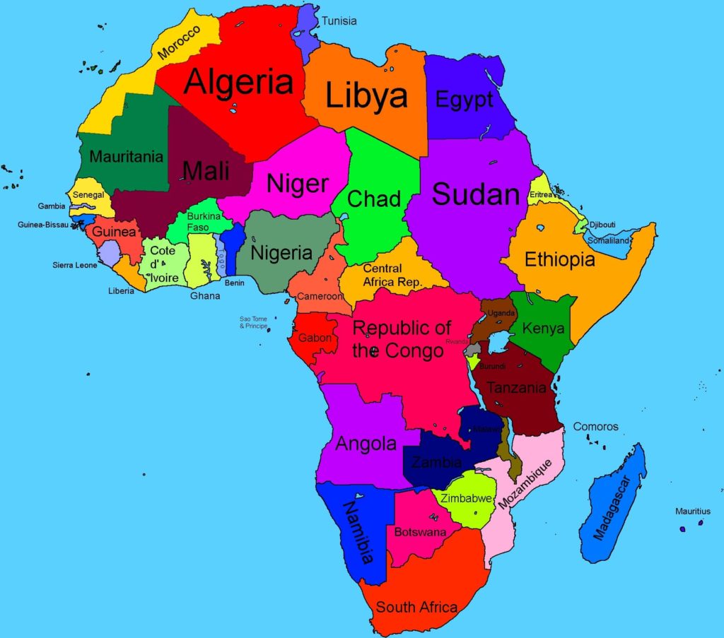 african countries and capitals