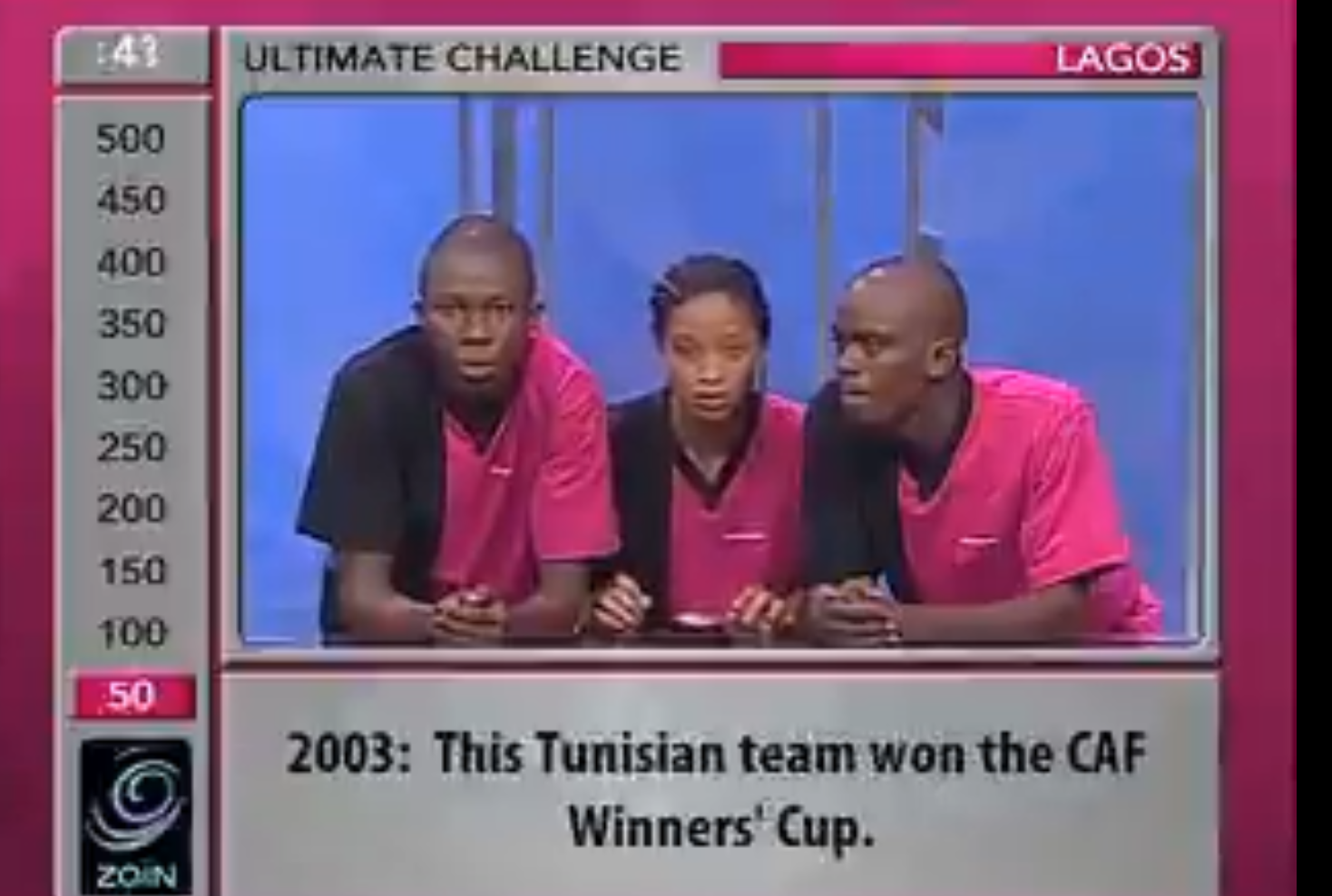 Before the CAF cup was changed to the CAF confederation cup, which Tunisian team won it?