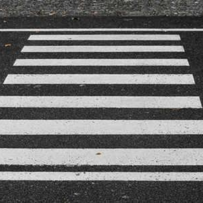 Which candy turned into a zebra crossing in one of its ads?