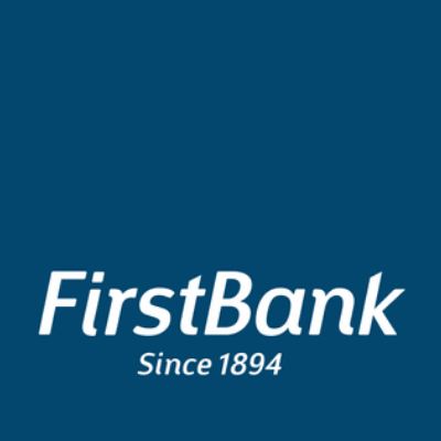 Which animal is on the First Bank logo?