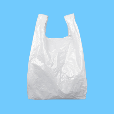 This big nylon bag is in the kitchen cupboard. What is in it?