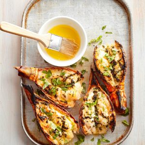 Lobster Tails with Chive Butter