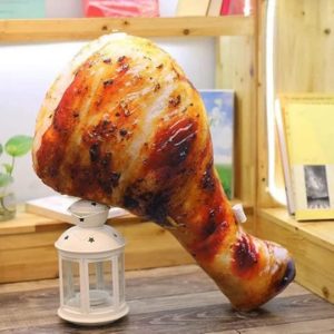 Drumstick-shaped pillow