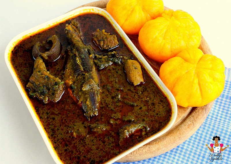 banga and starch Nigerian foods