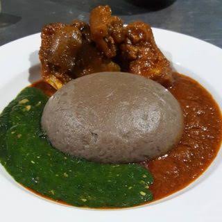 amala and ewedu Nigerian foods