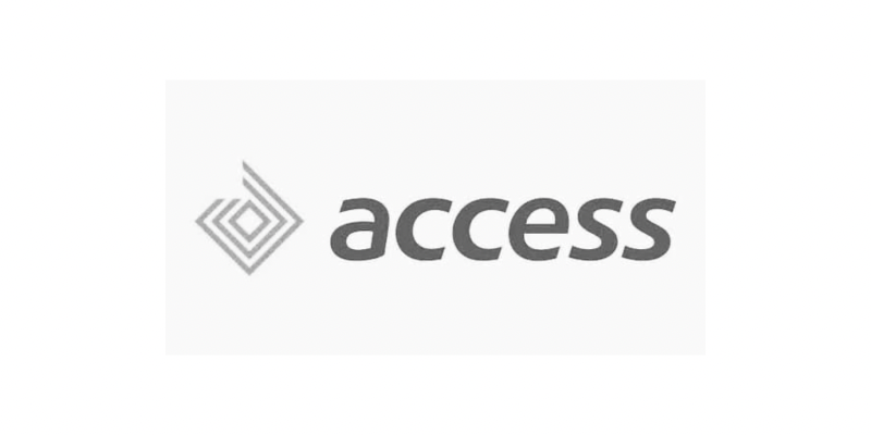 What colours are on the Access Bank logo?