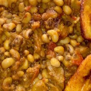 Plantain and beans