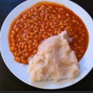Baked beans and eba