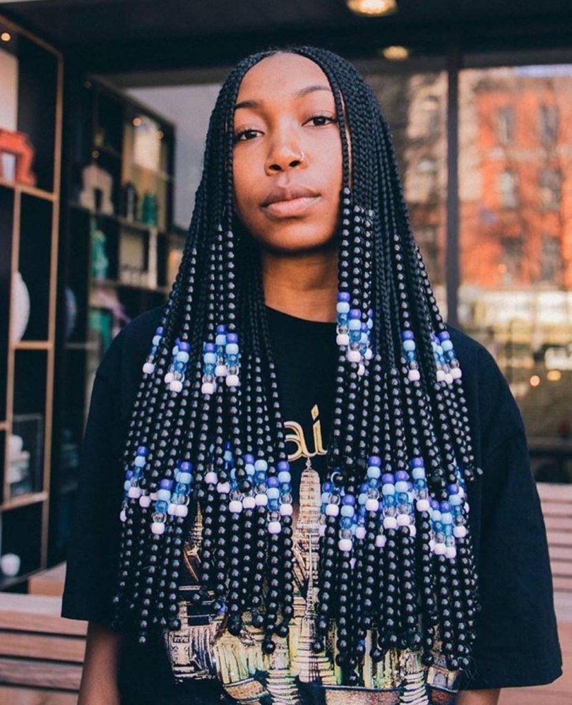 Long Layered Knotless Braids