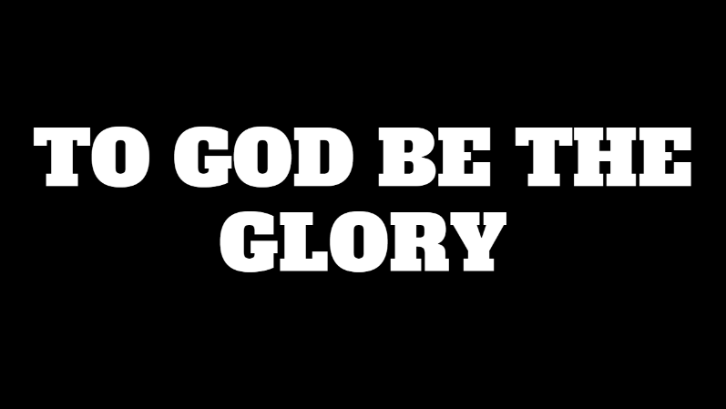 To-God-Be-The-Glory | Zikoko!